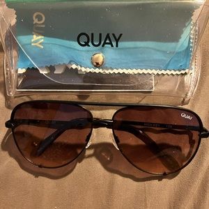 Quay Australia High Key 62mm aviator sunglasses.